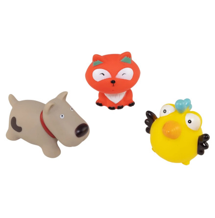 Badleksak, Husdjur 3-pack