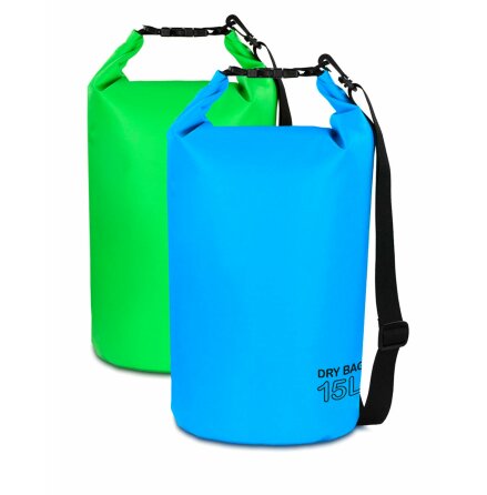 Dry bag 15 liter Bl�